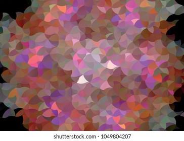 Abstract digital background. Circles, dots. Vector clip art.