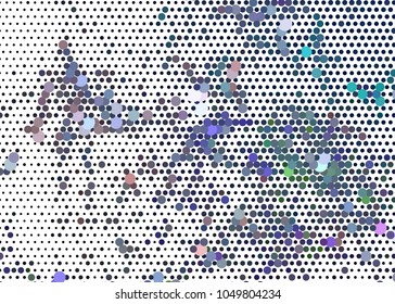 Abstract digital background. Circles, dots. Vector clip art.