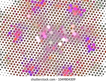 Abstract digital background. Circles, dots. Vector clip art.