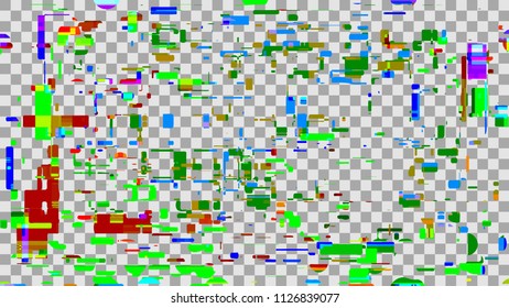 Abstract digital background color glitch. Technology design and style. Vector illustration.