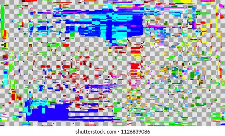 Abstract digital background color glitch. Technology design and style. Vector illustration.