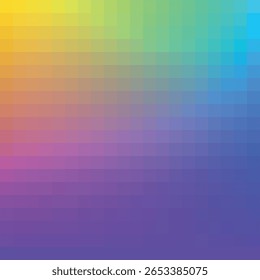 Abstrato fundo digital gradiente colorido, padrão de pixel e transição de cor suave. Ideal para design criativo, arte digital, UI UX e conceitos visuais modernos.