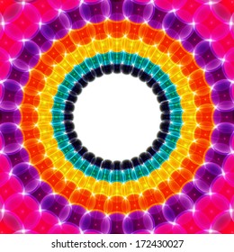 Abstract digital background design with vibrant stylish color concept. Ideal for "Beauty & Fashion" concept or "Technology & Business" concept works.