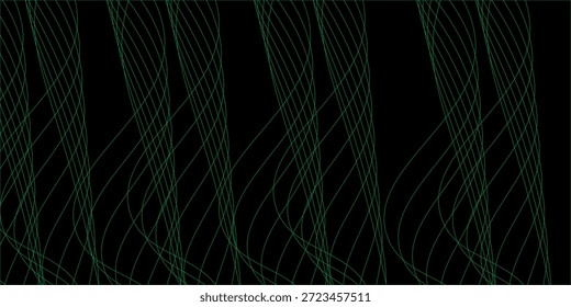 Un fondo digital abstracto que presenta líneas diagonales verdes brillantes que se cruzan y rayan sobre un lienzo negro oscuro, creando una sensación de velocidad y tecnología