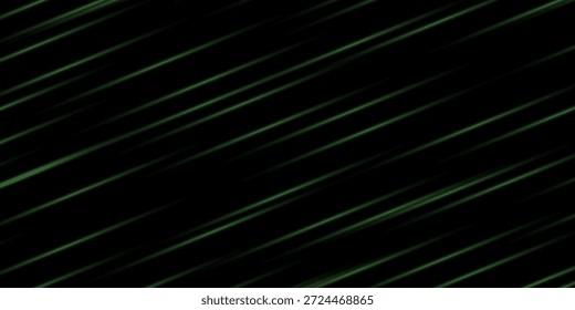 Um plano de fundo digital abstrato com linhas diagonais verdes brilhantes que se cruzam e listram em uma tela preta escura, criando uma sensação de velocidade e tecnologia.