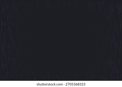 Fondo digital Abstractas con flujo de código binario púrpura, que representa los datos, la tecnología y el concepto de Internet.