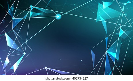 Abstract digital background, Futuristic style of the future technology