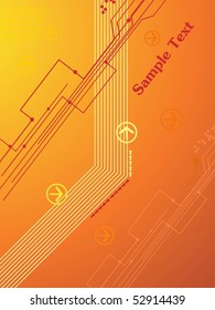 abstract digital background illustration