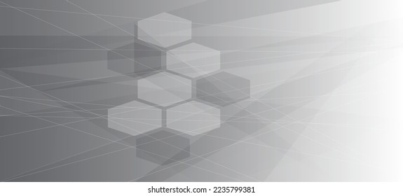 Resumen del fondo digital. Modernos triángulos brillantes y fondo hexagonal para papel de pared, banner, plantilla de folleto, folleto de impresión, diseño y fondo. Concepto creativo abstracto, vector 