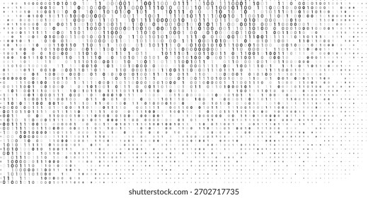 Fondo digital Abstractas con unos y ceros. Patrón gráfico de Vector con código binario
