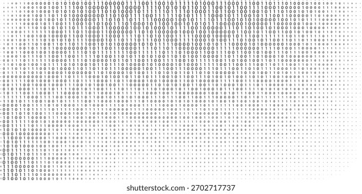 Fondo digital Abstractas con unos y ceros. Patrón gráfico de Vector con código binario
