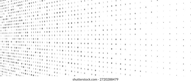 Fondo digital Abstractas con unos y ceros. Patrón gráfico de Vector con código binario	
