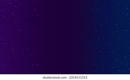 Abstract digital background of points and lines. Quantum computer technologies concept. Big data