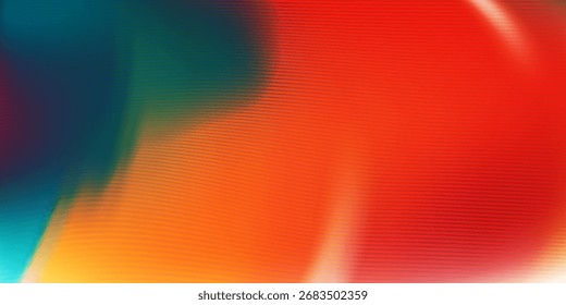 Fundo digital abstrato com ondas de gradiente em vermelho e preto, linhas de fluxo suaves e design futurista moderno para textura artística.