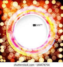 Resumen de fondo digital con un espacio redondo para tu texto.