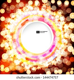 Abstract digital background with a round space for your text.