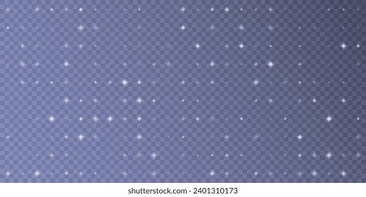 Abstract digital background with shimmering effect on a transparent background. Light flashing dots. Digital projection style background.