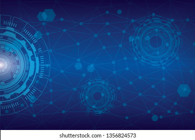 Abstract Digital Background Technology Stock Vector (Royalty Free ...