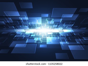 Abstract digital background with technology circuit board texture. Electronic motherboard illustration. Communication and engineering concept. Vector illustration