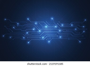 Abstract Digital Background Technology Circuit Board Stock Vector ...