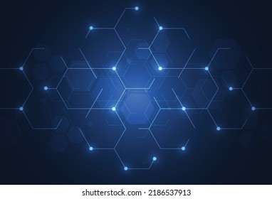 Abstract digital background with technology circuit board texture. Electronic motherboard illustration. Communication and engineering concept. Vector illustration