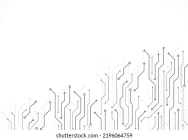 Abstract digital background with technology circuit board texture. Electronic motherboard illustration. Communication and engineering concept. Vector illustration