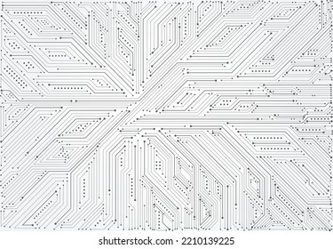 Abstract digital background with technology circuit board texture. Electronic motherboard illustration. Communication and engineering concept. Vector illustration