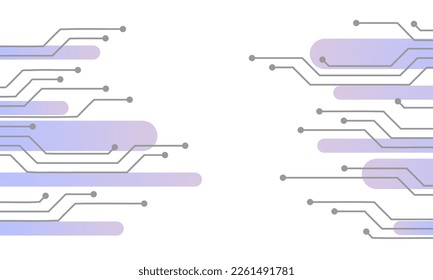 Abstract digital background technology circuit board texture. Electronic Communication and engineering concept. Vector illustration