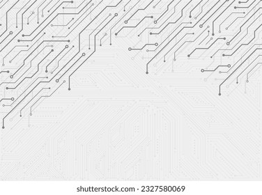 Resumen del fondo digital con la textura de la placa de circuito de tecnología. Ilustración electrónica de la motherboard. Concepto de comunicación e ingeniería. Ilustración del vector