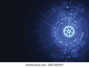 Resumen del fondo digital con la textura de la placa de circuito de tecnología. Ilustración electrónica de la motherboard. Concepto de comunicación e ingeniería. Ilustración del vector
