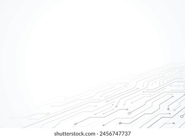 Abstract digital background with technology circuit board texture. Electronic motherboard illustration. Communication and engineering concept. Vector illustration