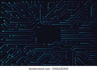 Abstract digital background with technology circuit board texture. Electronic motherboard illustration. Communication and engineering concept. Vector illustration