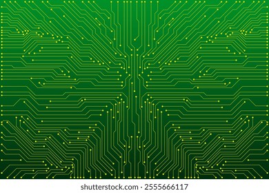 Abstract digital background with technology circuit board. Communication and engineering concept. Vector illustration
