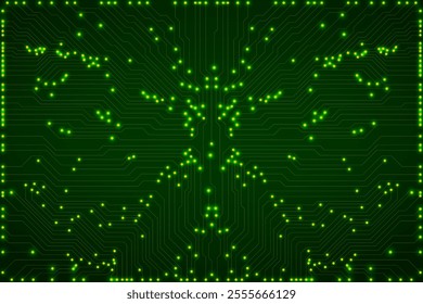 Abstract digital background with technology circuit board. Communication and engineering concept. Vector illustration