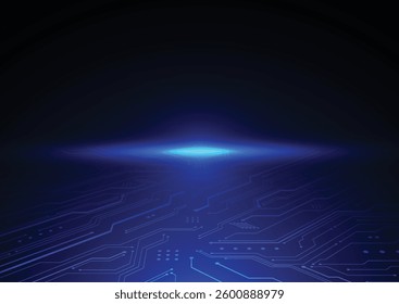 Abstract digital background with technology circuit board texture. Electronic motherboard illustration. Communication and engineering concept. Vector illustration