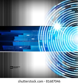 Abstract digital background - vector illustration