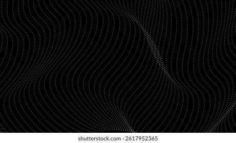 Abstractas patrón de onda de fondo digital con un tema de tecnología moderna	