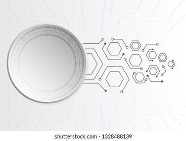 Abstract Digital background.Business growth transformation to digital and Successful financial technology.