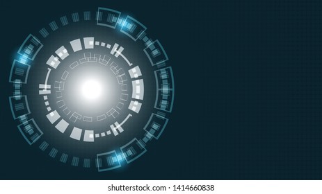 Abstract Digital background.Business growth transformation to digital and Successful financial technology.