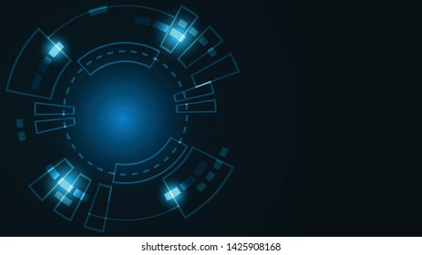 Abstract Digital background.Business growth transformation to digital and Successful financial technology.