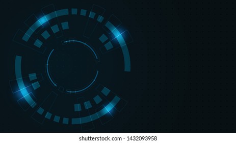 Abstract Digital background.Business growth transformation to digital and Successful financial technology.