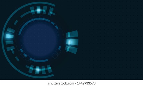 Abstract Digital background.Business growth transformation to digital and Successful financial technology.