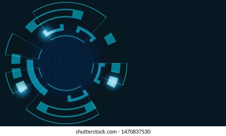 Abstract Digital background.Business growth transformation to digital and Successful financial technology.