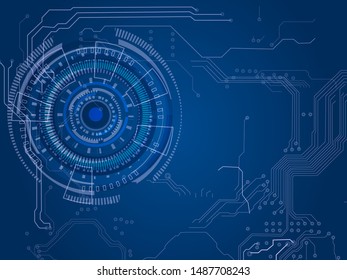 Abstract Digital background.Business growth transformation to digital and Successful financial technology.
