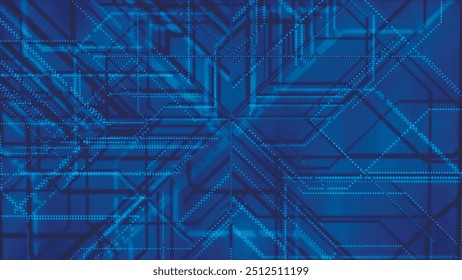 Abstract digital binary code flowing on light background. Network connection structure. High information technology. Digital sci-fi background. Vector illustration.