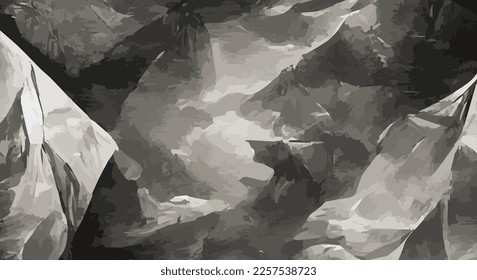 Abstract digital black and white background. eps10