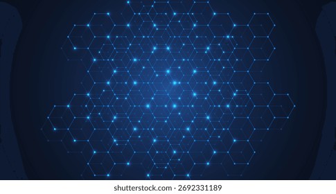 Abstract digital blockchain cube blocks concept. 3D big data cubes quantum computer technology idea. Artificial intelligence data core cubes design element.
