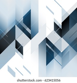 Abstract digital blue background. Vector illustration