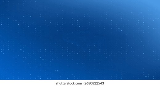 Fondo cuadrado azul digital Abstractas de partículas para negocios, finanzas, investigación, tecnología y ciencia