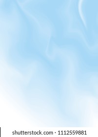 Abstract Digital Blue Vector Sky . Blue Blurry Background. Light Pastel Blue Blurry Vector Design. Delicate White and Blue Gradient Layout. Abstract Sunny  Vector Sky. Illustrator Mesh Effect.